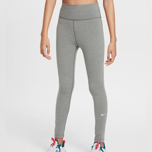 Nike Other - Nike One Big Kids’ (Girls') Dri-FIT High-Waisted Leggings Medium